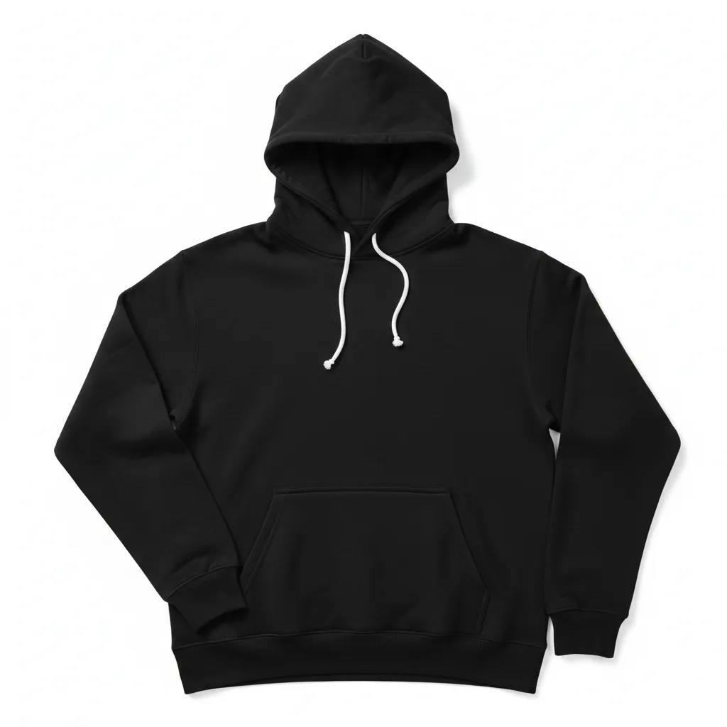 Hoodie Negro Absoluto